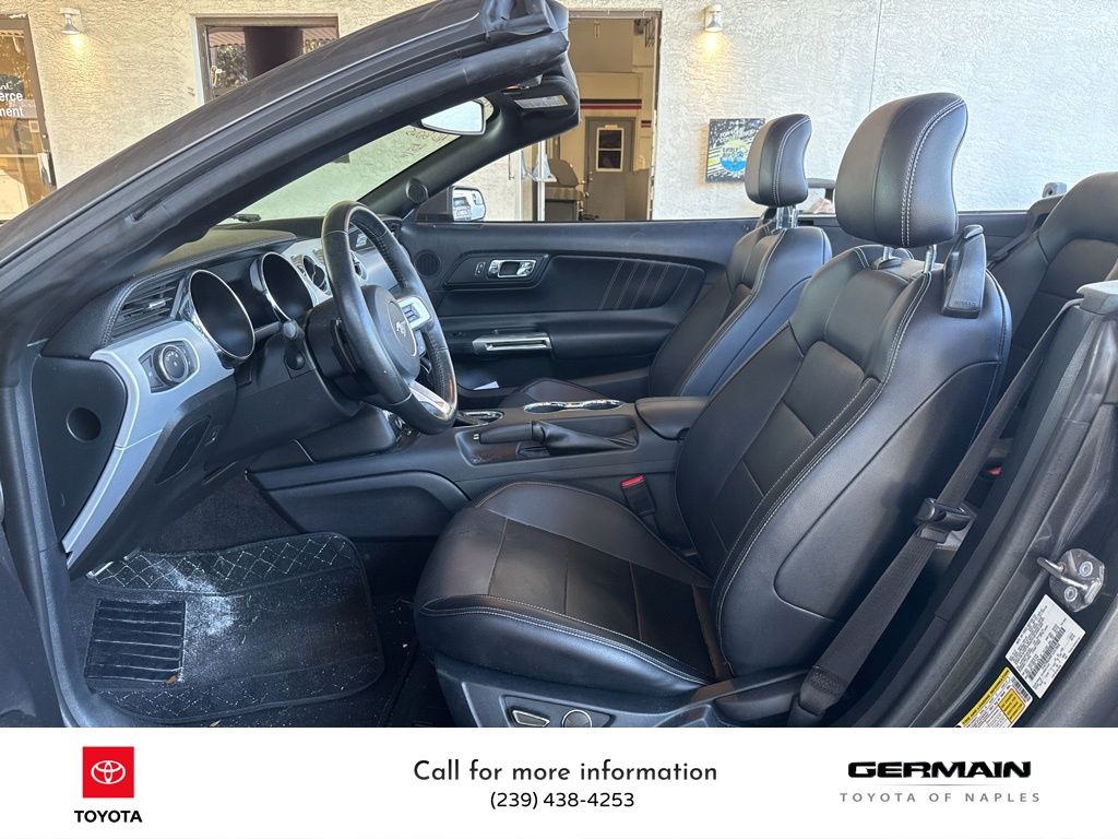 2015 Ford Mustang EcoBoost Premium Convertible photo 12