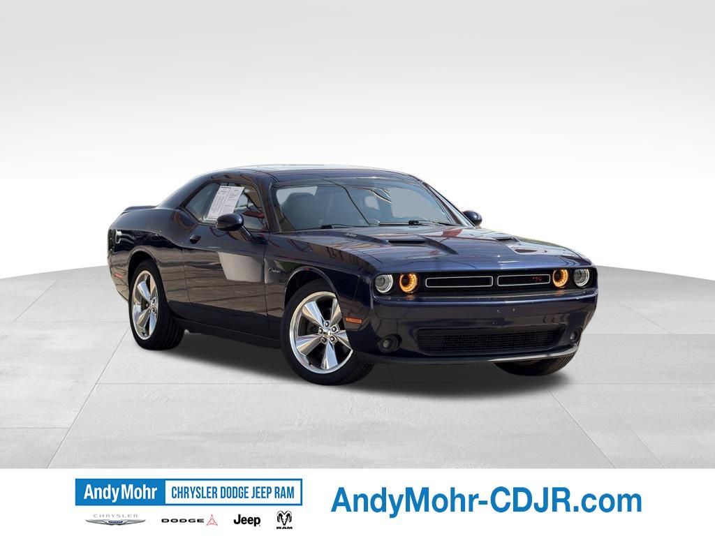 Jazz Blue Pearl 2016 Dodge Challenger R/T RWD Coupe Rear-Wheel Drive 8-Speed Automatic