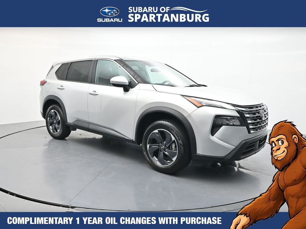Brilliant Silver Metallic 2024 Nissan Rogue SUV / Crossover Front-Wheel Drive Continuously Variable Transmission