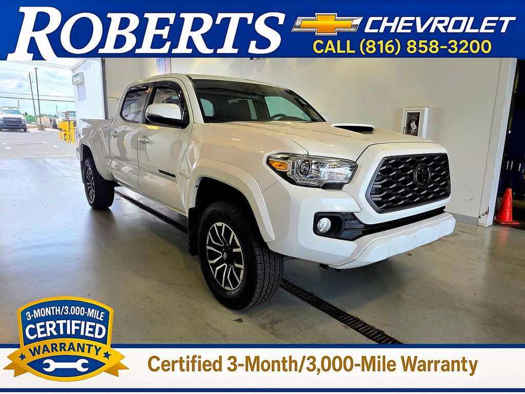 White 2020 Toyota Tacoma Pickup Truck Four-Wheel Drive 6-Speed Automatic