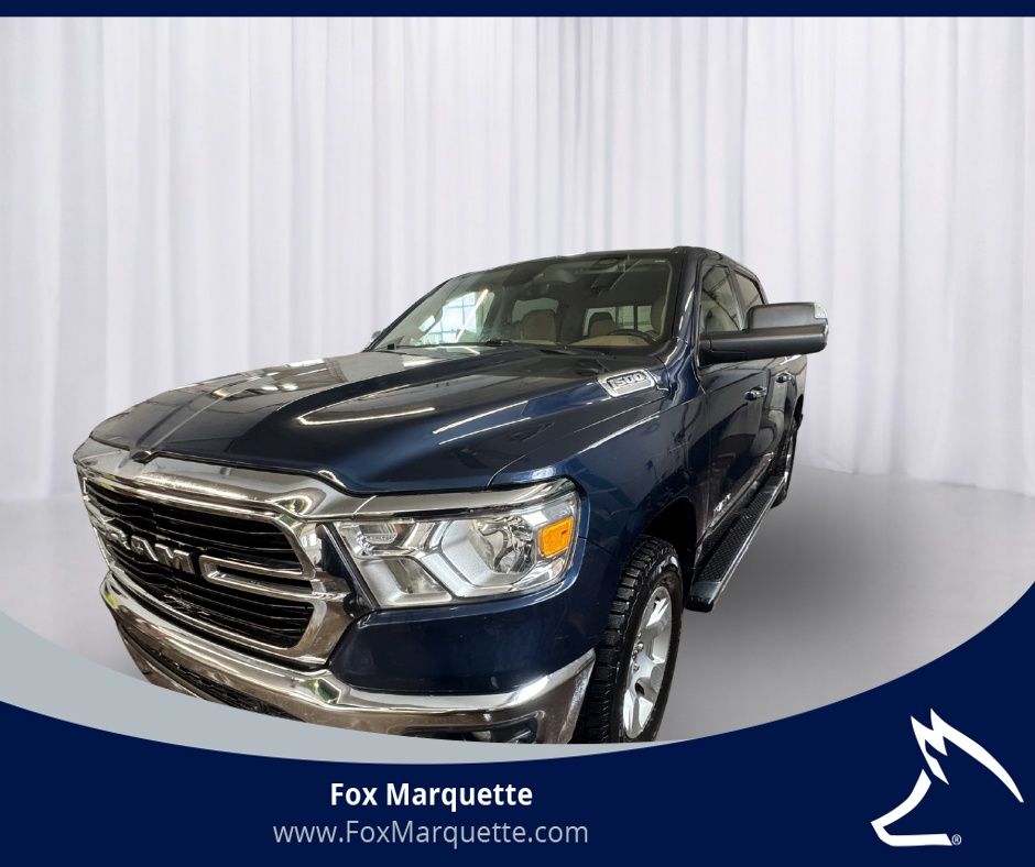Patriot Blue Pearlcoat 2020 RAM 1500 Big Horn Crew Cab 4WD Pickup Truck Four-Wheel Drive 8-Speed Automatic