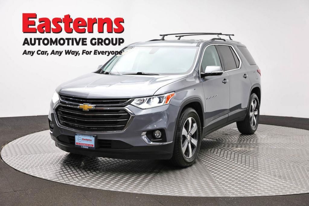 Gray (Satin Steel Metallic) 2018 Chevrolet Traverse SUV / Crossover Four-Wheel Drive 9-Speed Automatic