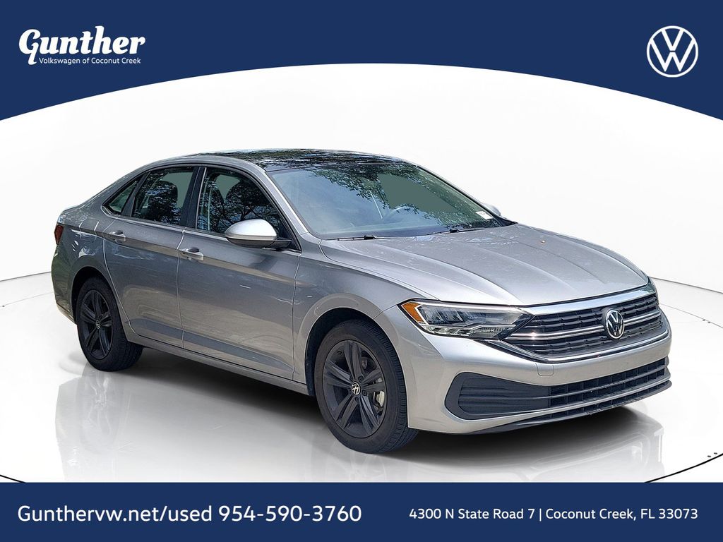 Silver Metallic 2024 Volkswagen Jetta Sedan Front-Wheel Drive 8-Speed Automatic