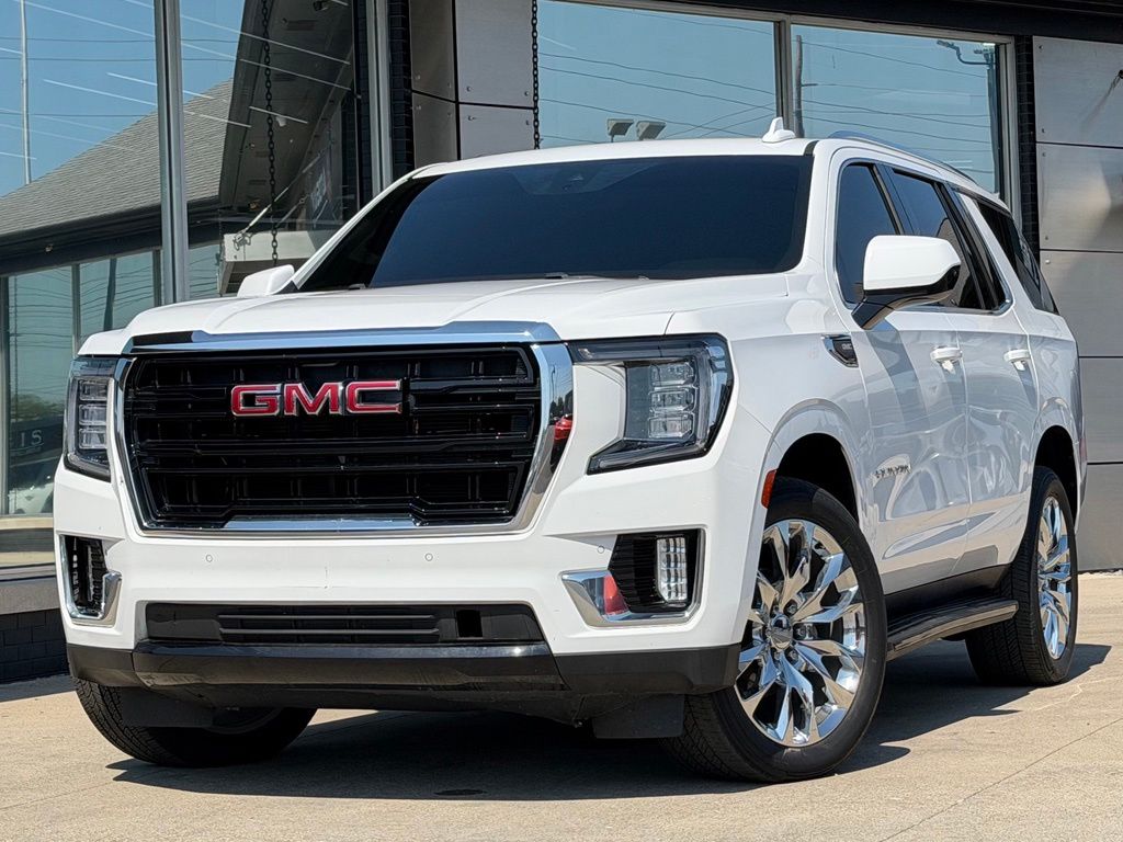 Summit White 2022 GMC Yukon SUV / Crossover Four-Wheel Drive