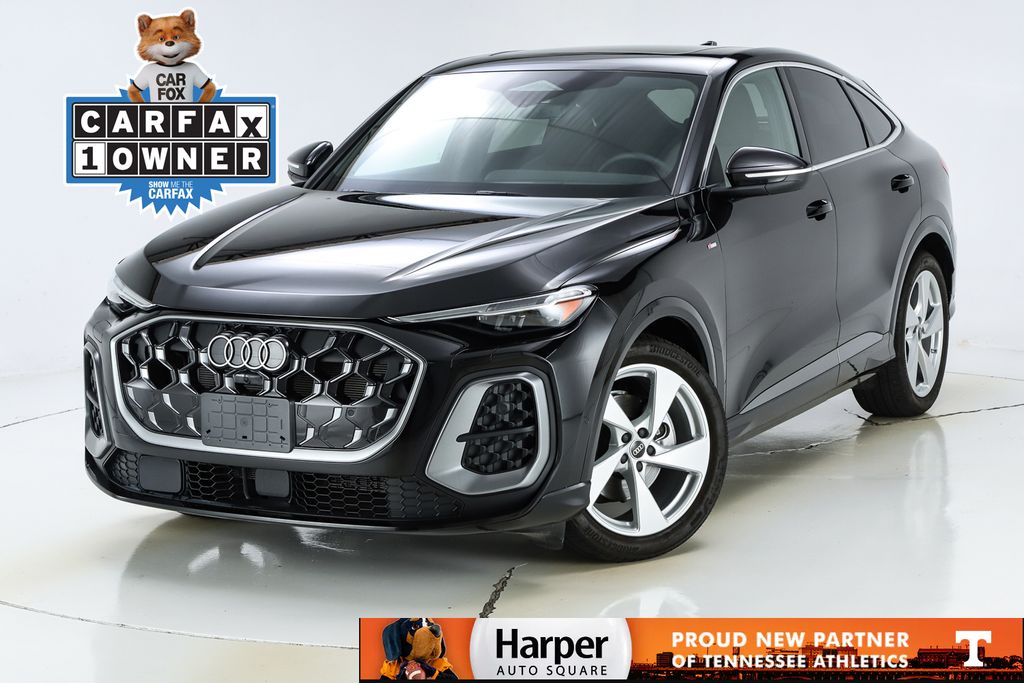 Mythos Black Metallic 2025 Audi Q5 Sportback Sedan All-Wheel Drive 7-Speed Automatic