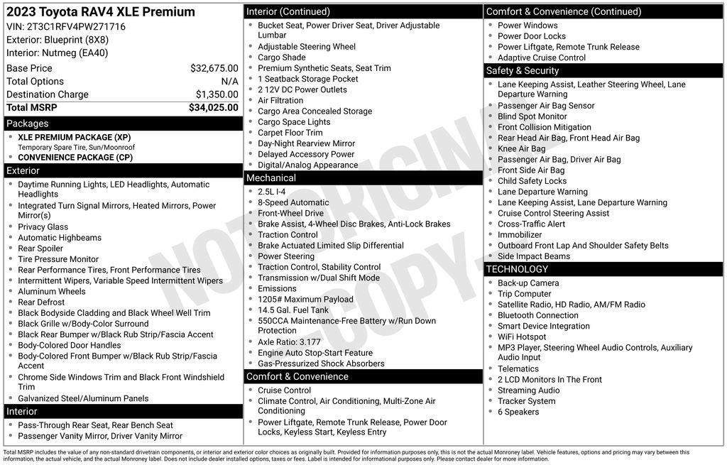 Used 2023  Toyota XLE Premium image 2