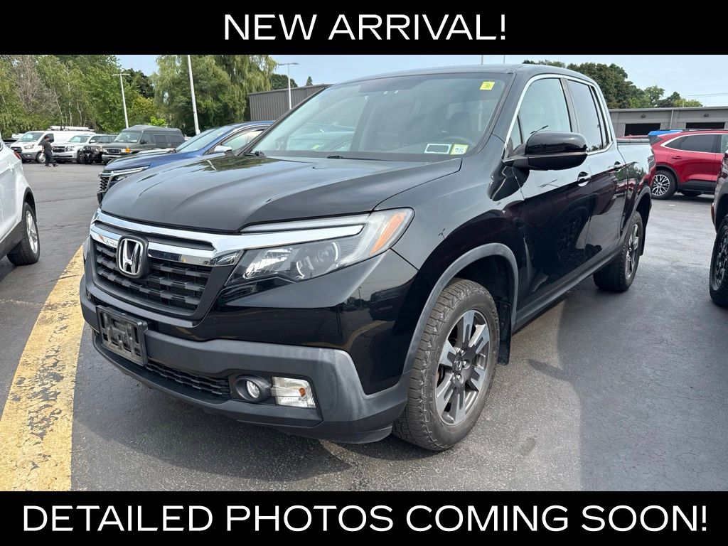 Black 2018 Honda Ridgeline Pickup Truck All-Wheel Drive 6-Speed Automatic