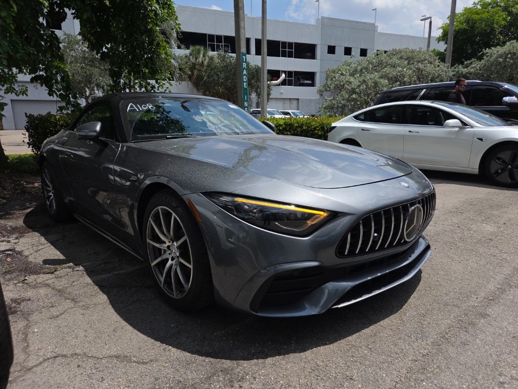 Gray 2023 Mercedes-Benz SL-Class Convertible Rear-Wheel Drive 9-Speed Automatic
