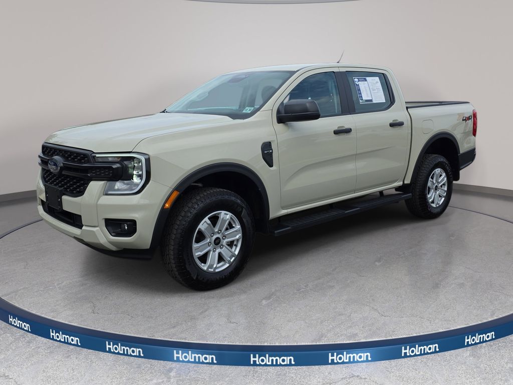 Desert Sand 2025 Ford Ranger XL SuperCrew 4WD Pickup Truck Four-Wheel Drive Automatic