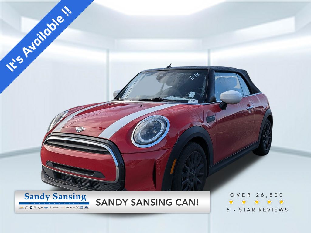 Chili Red 2024 MINI Cooper Convertible FWD Convertible Front-Wheel Drive 7-Speed Automatic