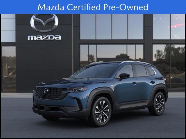 Ingot Blue Metallic 2025 Mazda CX-50 Hybrid Premium Plus AWD SUV / Crossover All-Wheel Drive Continuously Variable Transmission