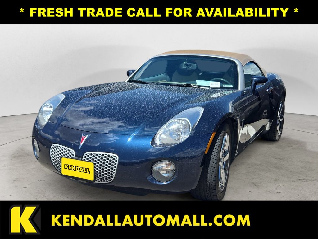 Dark Blue 2007 Pontiac Solstice Convertible Rear-Wheel Drive 5-Speed Manual