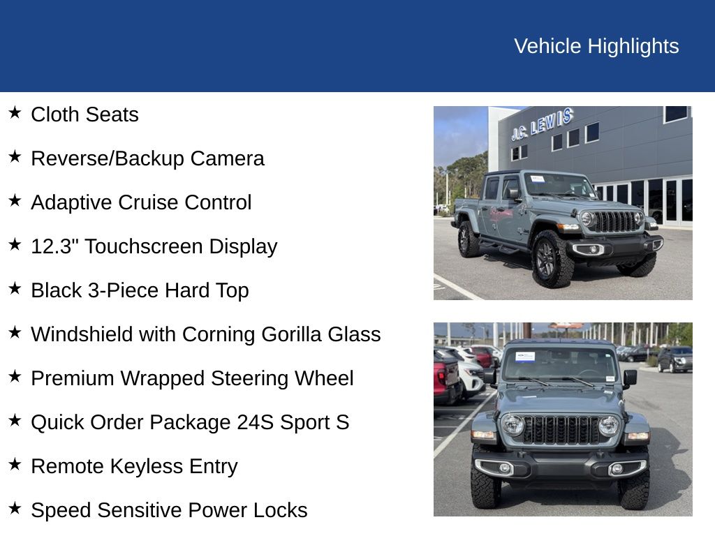 2024 Jeep Gladiator Sport S