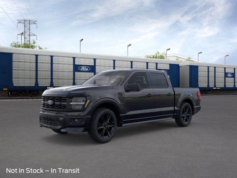 Agate Black Metallic 2026 Ford F-150 STX 4dr SuperCrew 4WD Pickup Truck Four-Wheel Drive Automatic