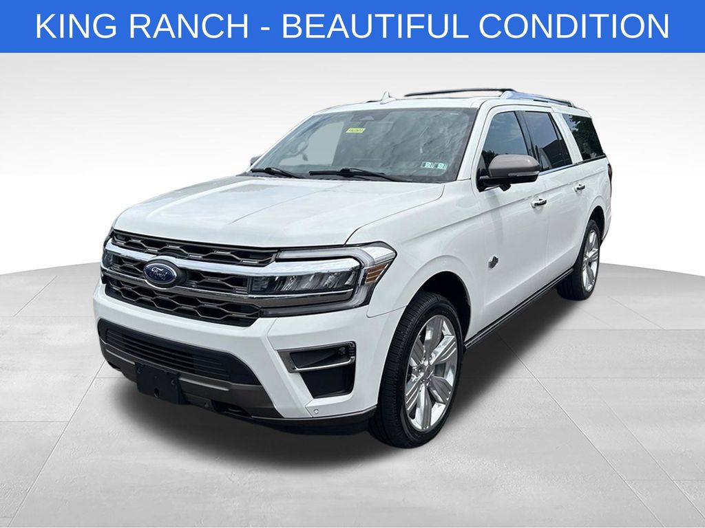 White Metallic 2022 Ford Expedition SUV / Crossover Four-Wheel Drive 10-Speed Automatic