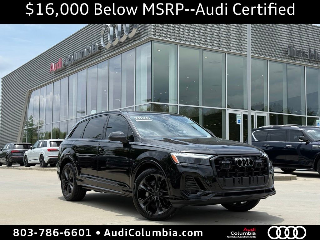 Mythos Black Metallic 2026 Audi Q7 SUV / Crossover All-Wheel Drive 8-Speed Automatic