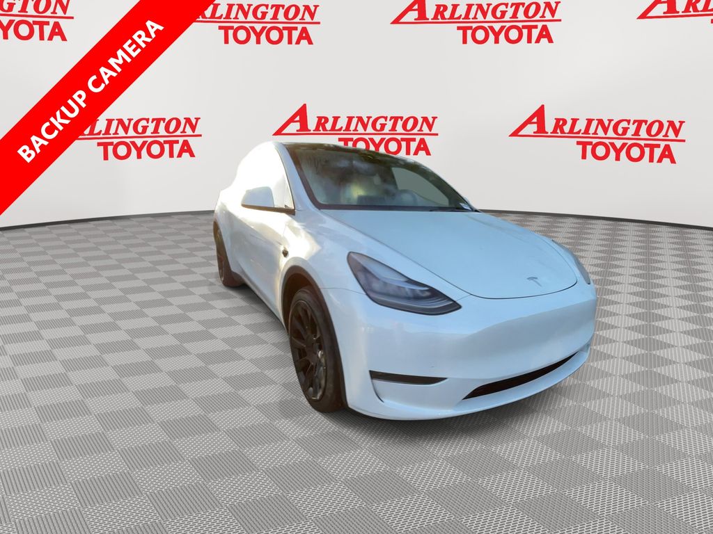 Used 2021 Tesla Model Y Long Range with VIN 5YJYGDEE2MF187632 for sale in Jacksonville, FL