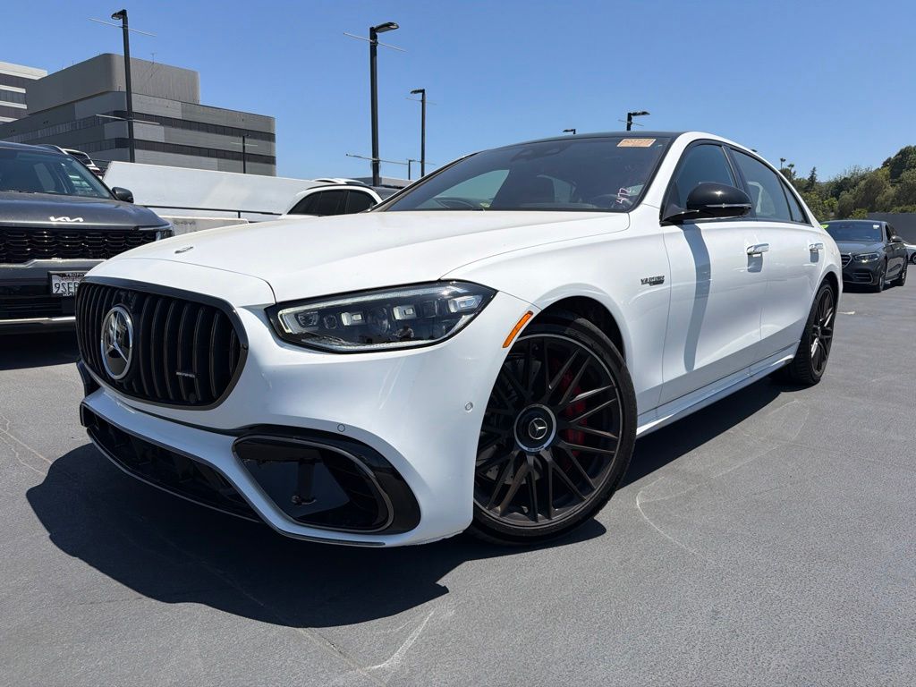 MANUFAKTUR Moonlight White Metallic 2026 Mercedes-Benz S-Class Sedan All-Wheel Drive 9-Speed Automatic
