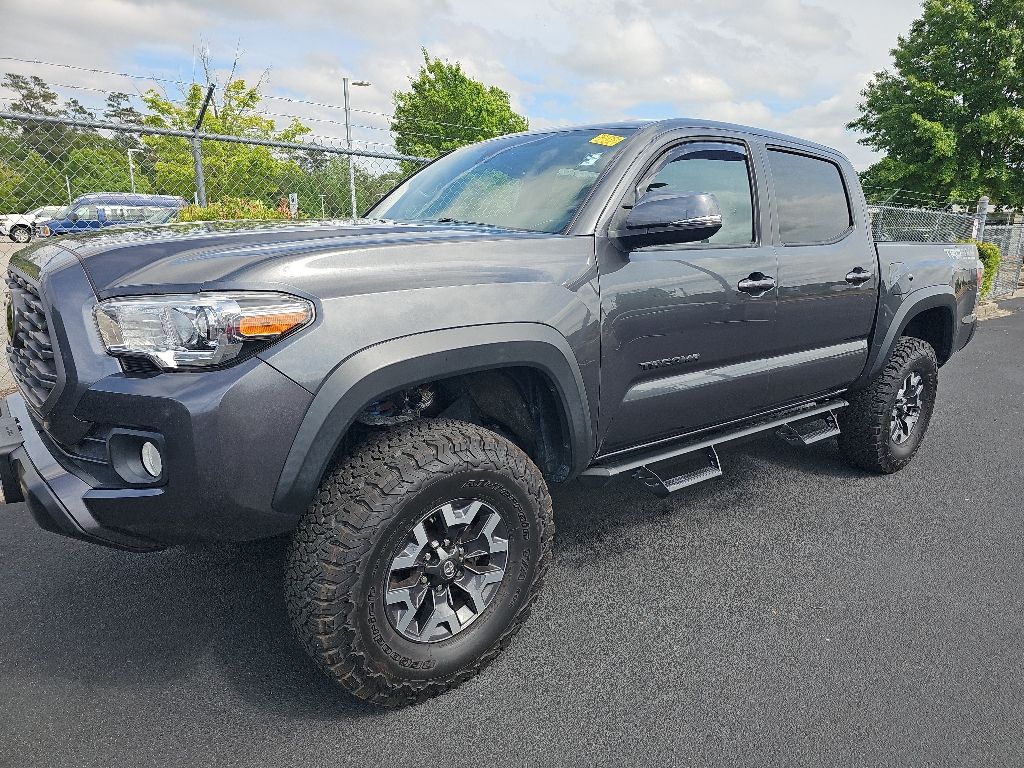 Magnetic Gray Metallic 2021 Toyota Tacoma TRD Off Road Double Cab 4WD Pickup Truck Four-Wheel Drive 6-Speed Automatic