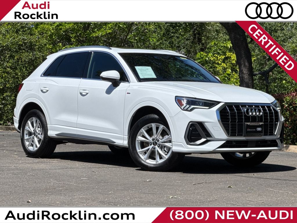 White 2025 Audi Q3 SUV / Crossover All-Wheel Drive 8-Speed Automatic