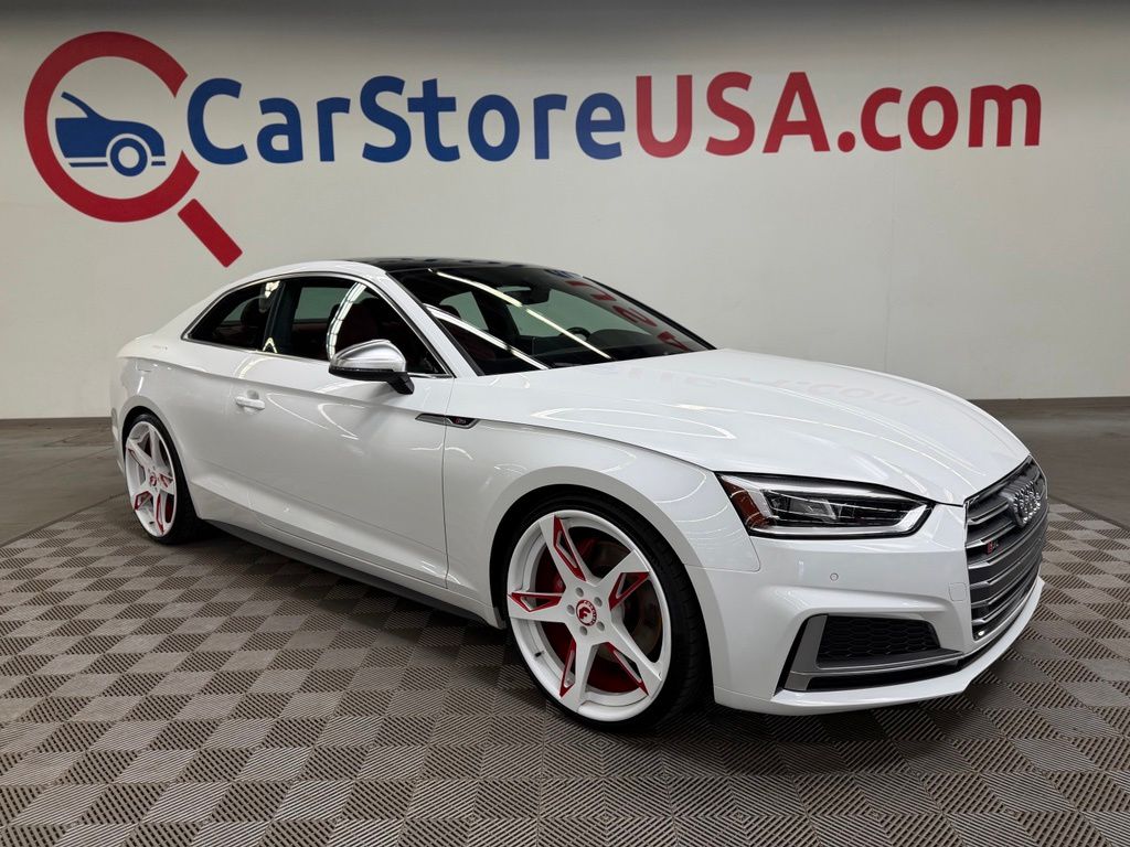 White 2018 Audi S5 Coupe All-Wheel Drive 8-Speed Automatic