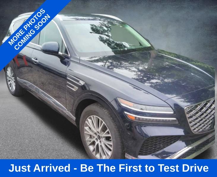 Capri Blue 2025 Genesis GV80 SUV / Crossover All-Wheel Drive 8-Speed Automatic
