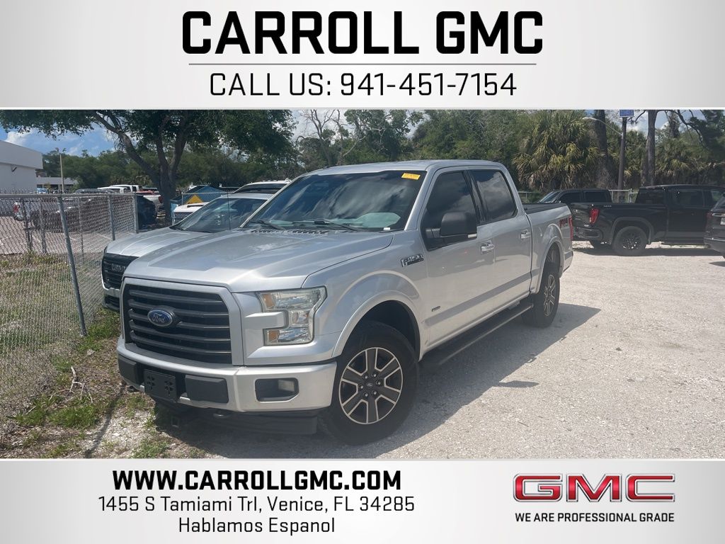 Ingot Silver 2017 Ford F-150 XLT SuperCrew 4WD Pickup Truck Four-Wheel Drive Automatic