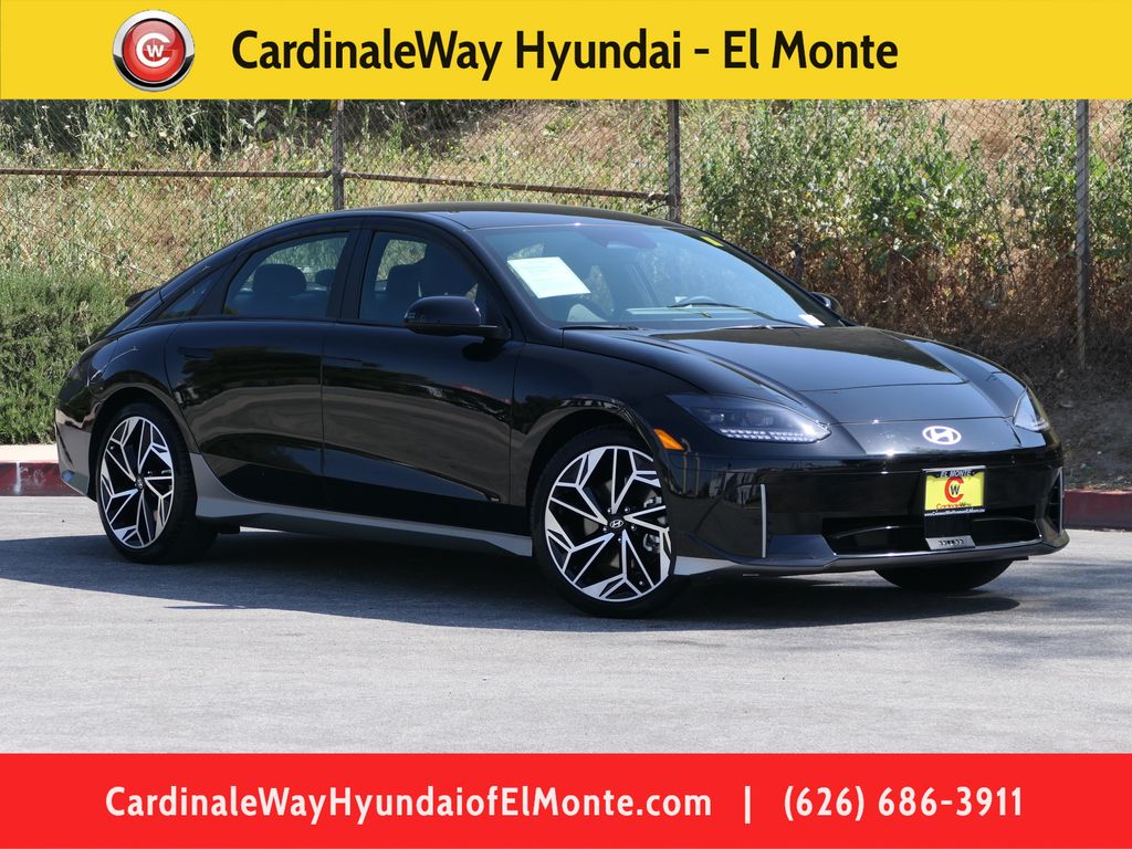 Onyx Black 2023 Hyundai Ioniq 6 SEL AWD Sedan All-Wheel Drive 1-Speed Automatic