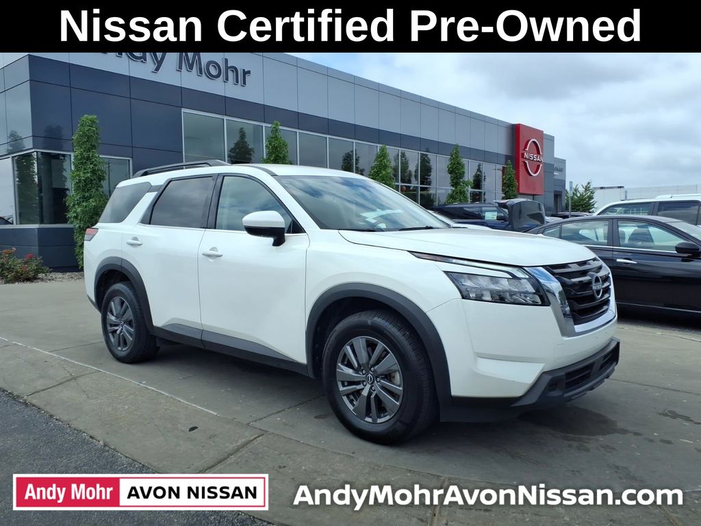 Glacier White 2025 Nissan Pathfinder SUV / Crossover All-Wheel Drive 9-Speed Automatic
