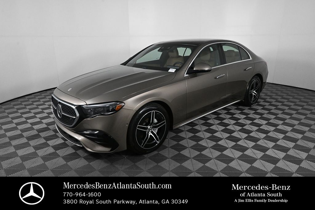 Sonoran Brown Metallic 2025 Mercedes-Benz E-Class E 350 4MATIC Sedan All-Wheel Drive 9-Speed Automatic