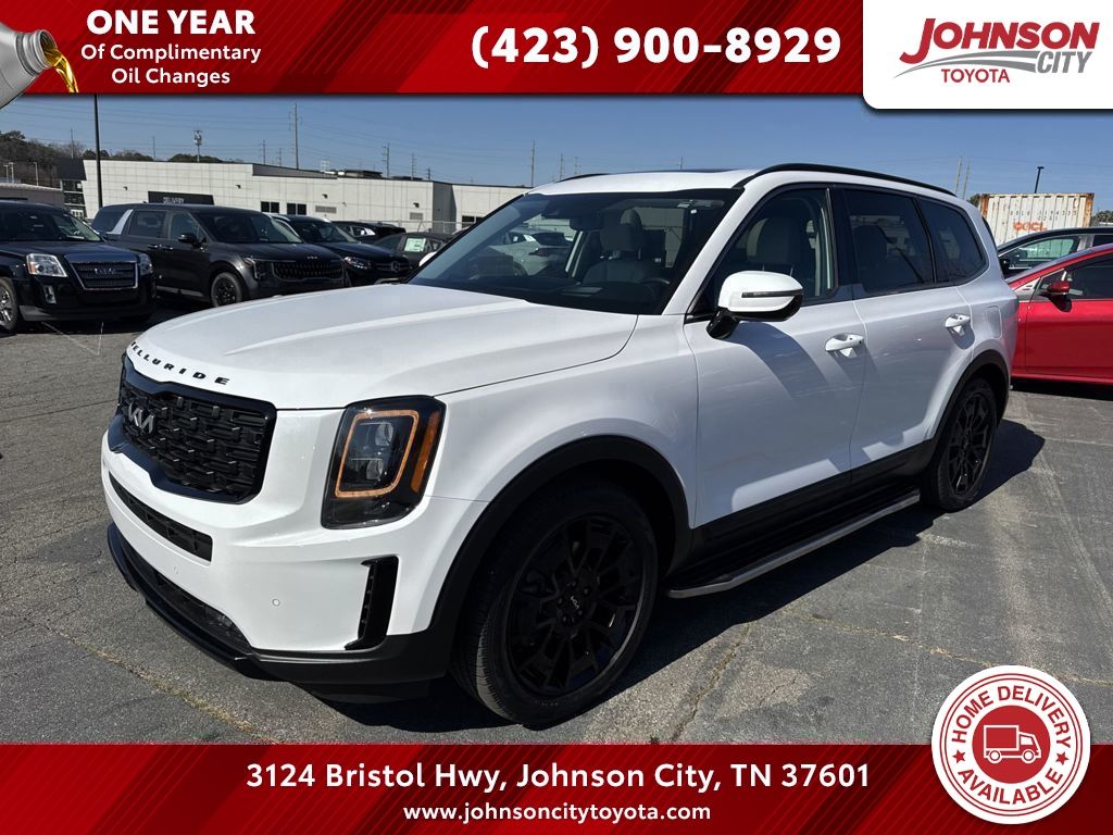Glacial White Pearl 2022 Kia Telluride SX AWD SUV / Crossover All-Wheel Drive 8-Speed Automatic