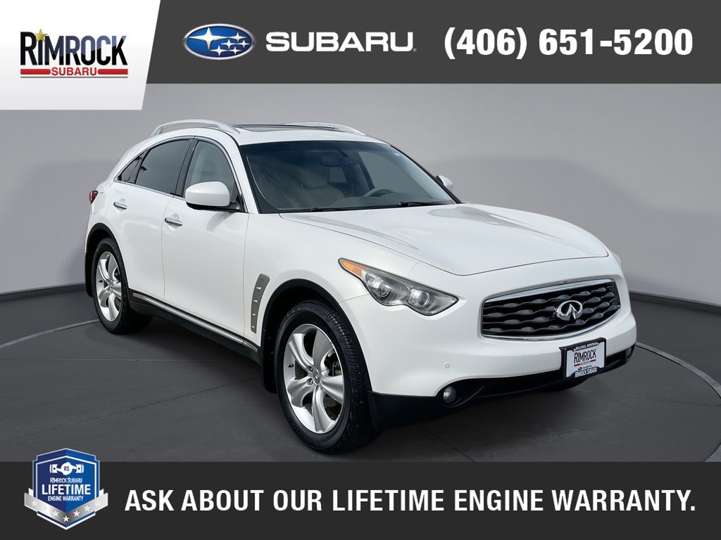 Moonlight White Pearl 2010 INFINITI FX35 AWD SUV / Crossover All-Wheel Drive 7-Speed Automatic