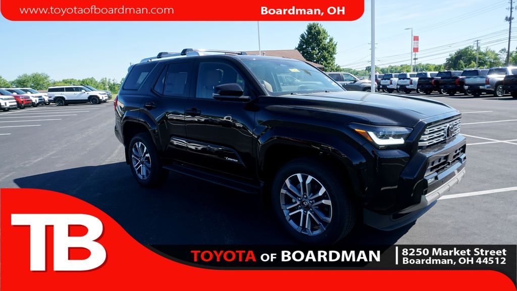 Black 2026 Toyota 4Runner Limited 4WD SUV / Crossover All-Wheel Drive 8-Speed Automatic
