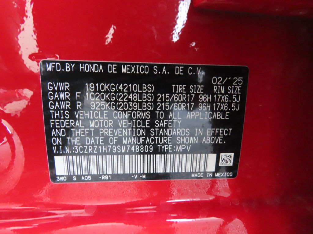 2025 Honda HR-V EX-L 32