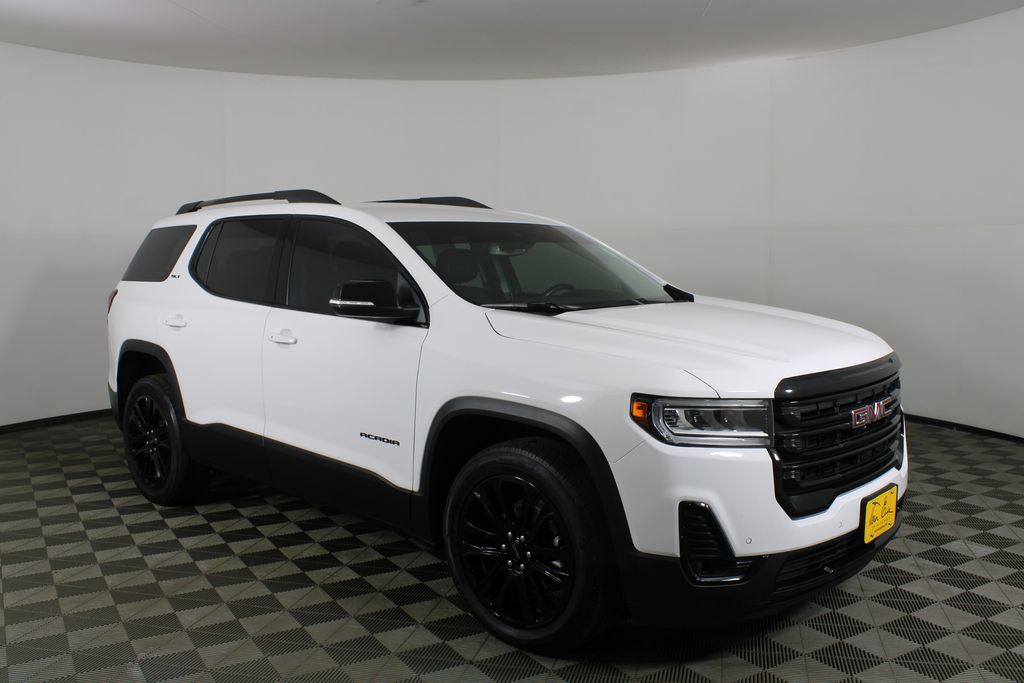 Summit White 2023 GMC Acadia SLT AWD SUV / Crossover Four-Wheel Drive 9-Speed Automatic