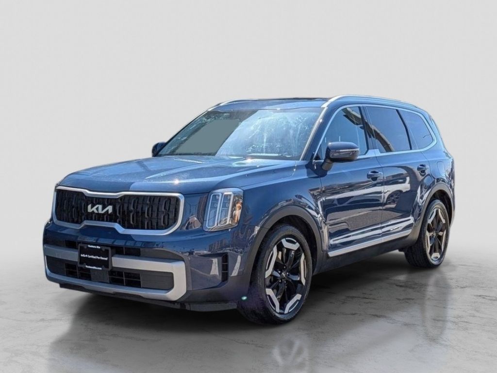Midnight Lake Blue 2023 Kia Telluride EX AWD SUV / Crossover All-Wheel Drive 8-Speed Automatic