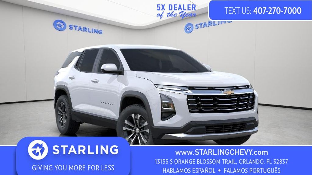 Summit White 2026 Chevrolet Equinox SUV / Crossover Front-Wheel Drive Continuously Variable Transmission