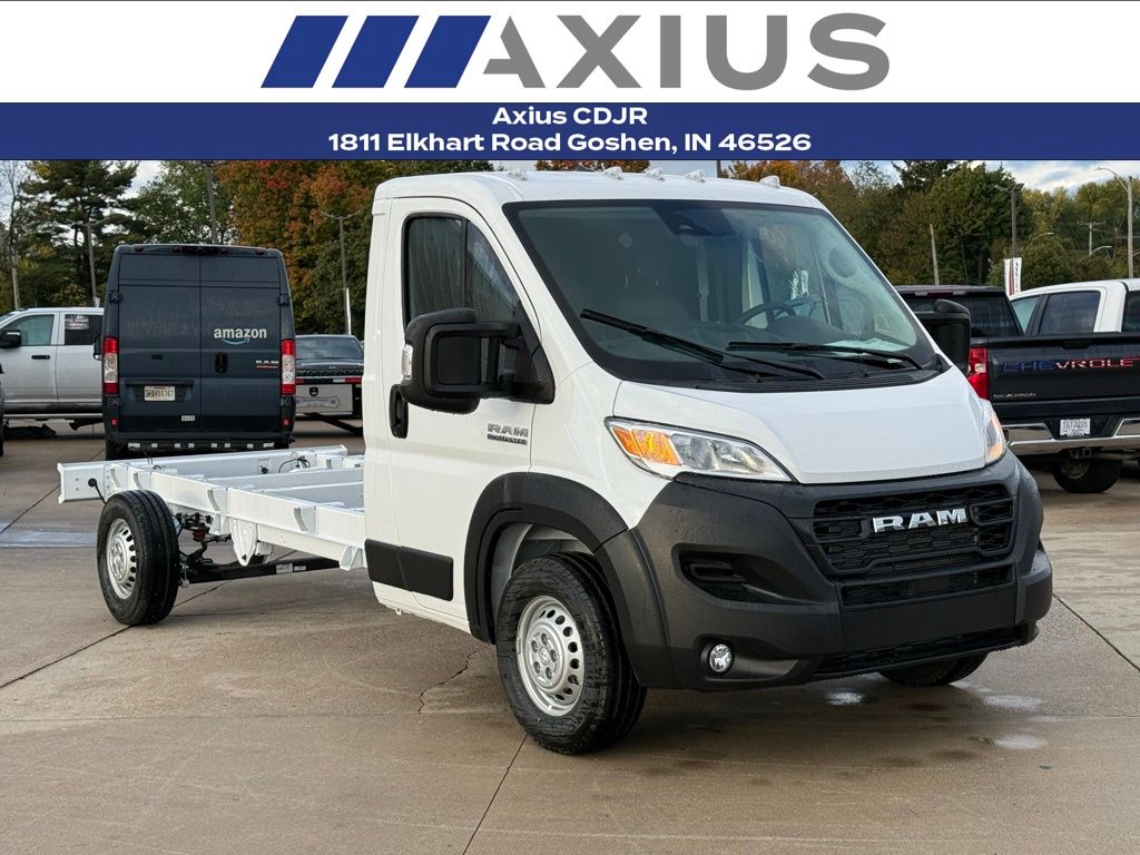 Bright White Clearcoat 2026 RAM ProMaster Chassis   9-Speed Automatic