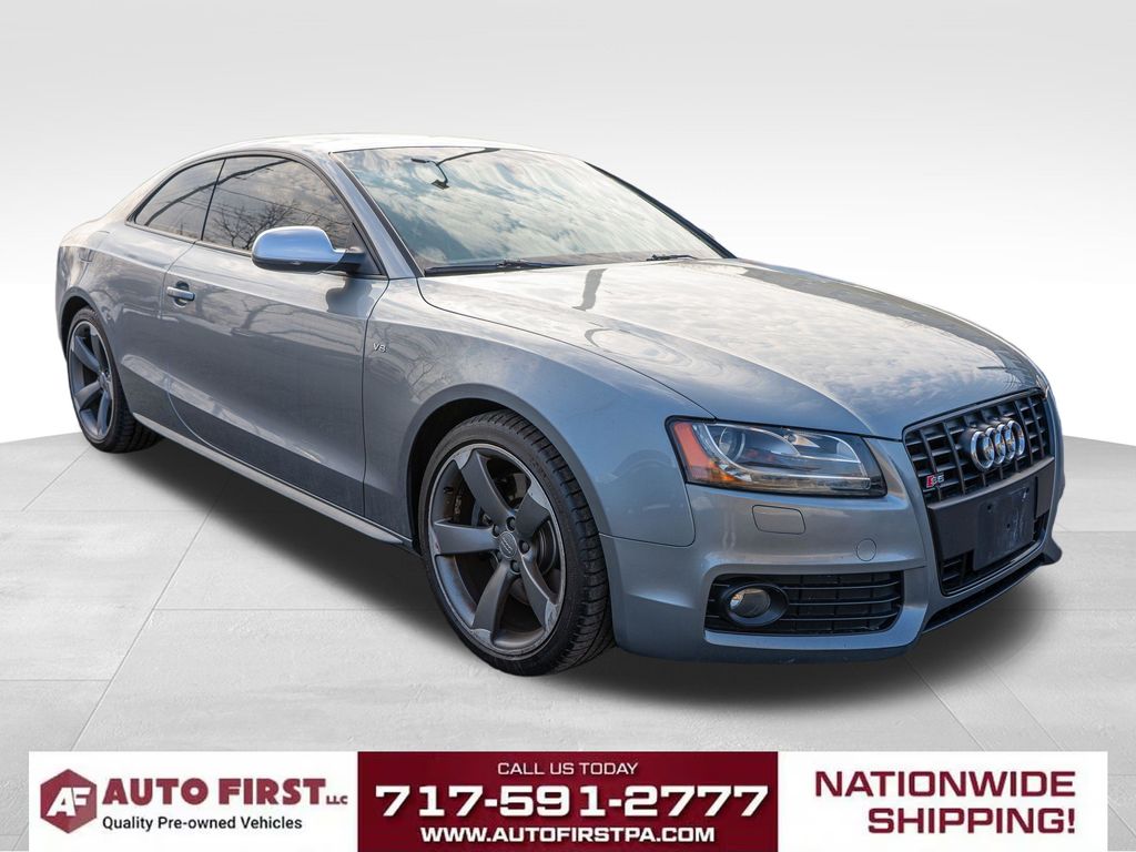 Ice Silver Metallic 2011 Audi S5 Coupe All-Wheel Drive 6-Speed Manual