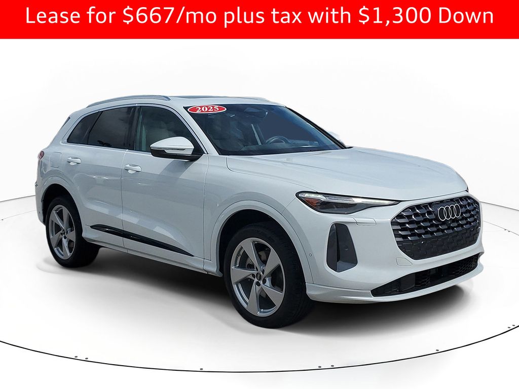 Glacier White Metallic 2025 Audi Q5 SUV / Crossover All-Wheel Drive 7-Speed Automatic