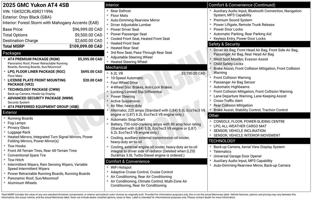 Used 2025 GMC Yukon SUV