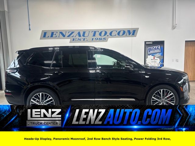 Stellar Black Metallic 2024 Cadillac XT6 Sport AWD SUV / Crossover Four-Wheel Drive 9-Speed Automatic