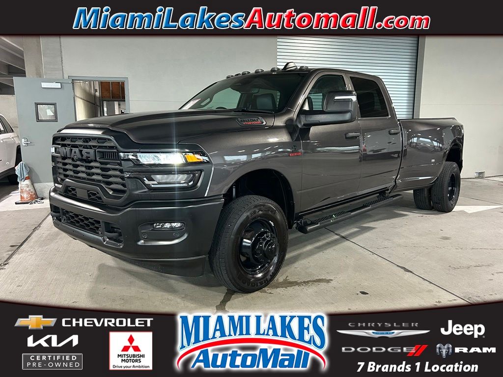 Gray (Granite Crystal Metallic Clearcoat) 2026 RAM 3500 Pickup Truck Four-Wheel Drive 8-Speed Automatic