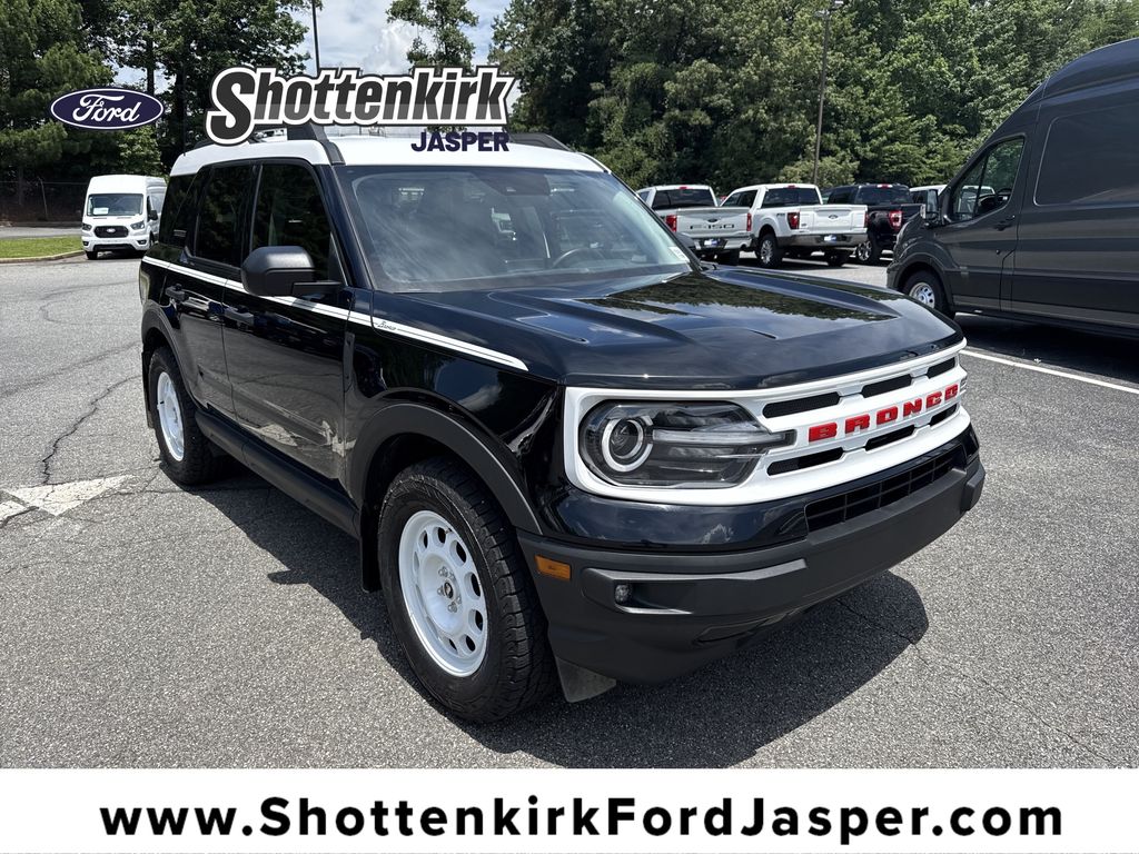 Shadow Black 2023 Ford Bronco Sport Heritage AWD SUV / Crossover All-Wheel Drive 8-Speed Automatic