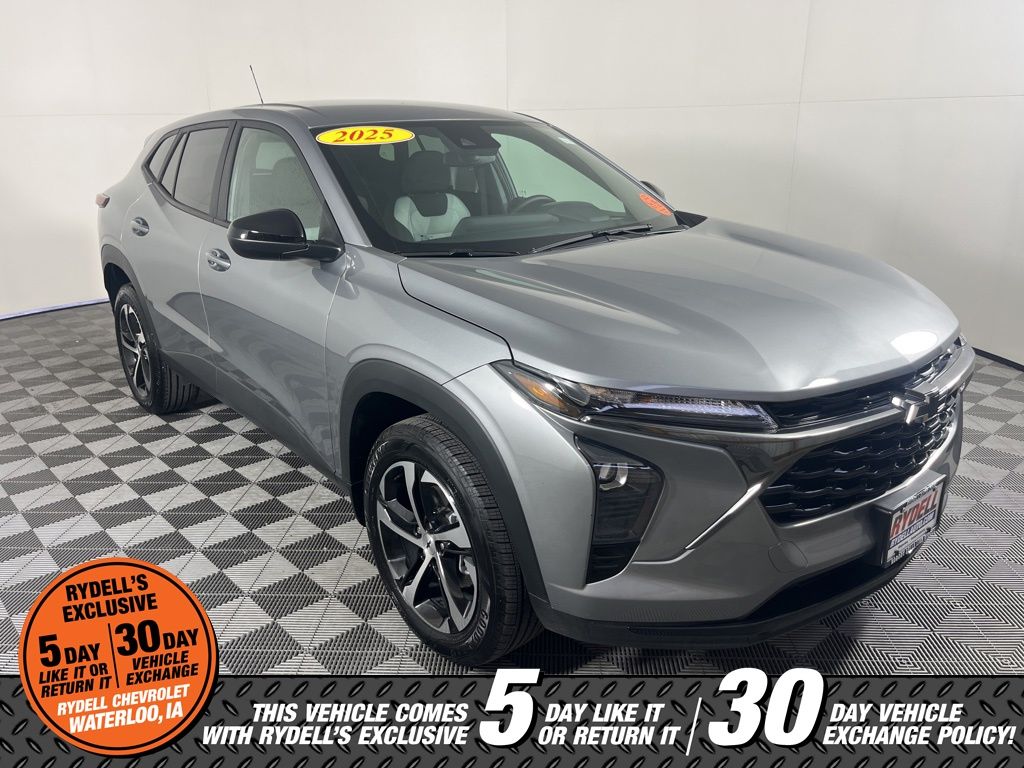 Sterling Gray Metallic 2025 Chevrolet Trax RS with 1RS FWD SUV / Crossover Front-Wheel Drive 6-Speed Automatic