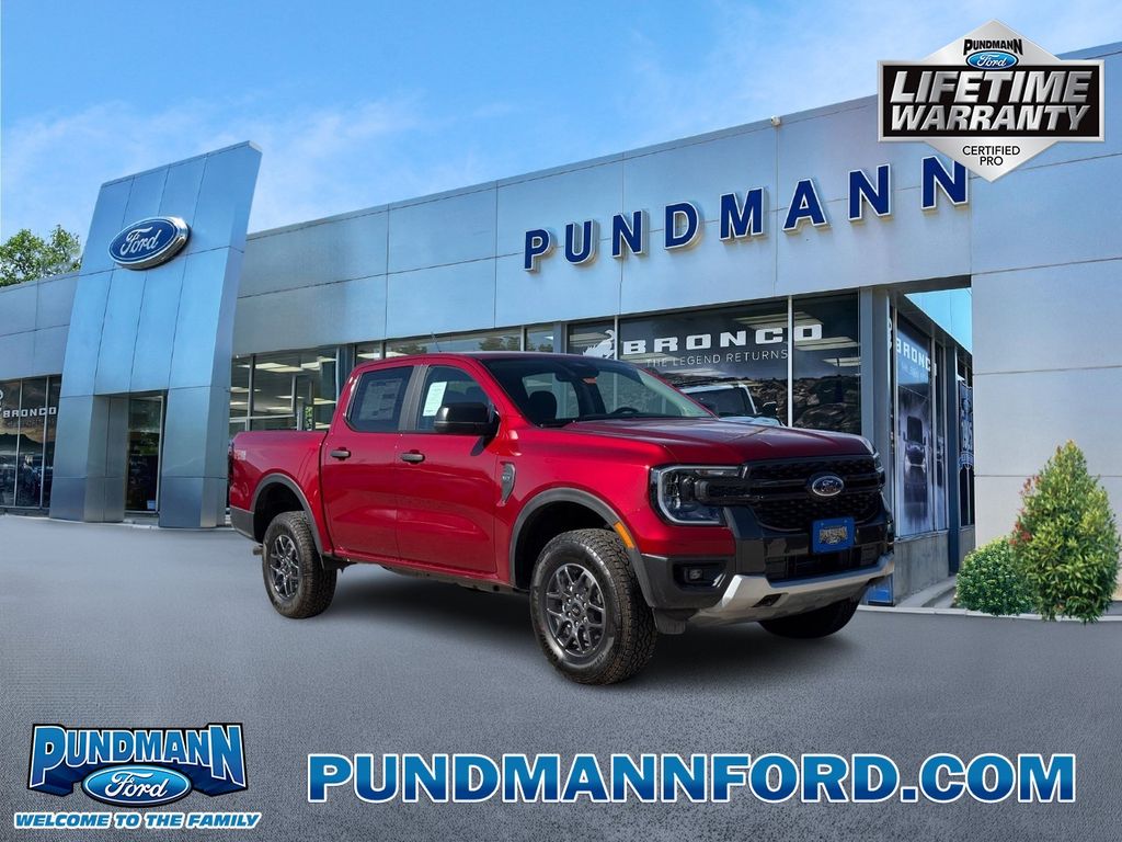 Ruby Red Metallic 2026 Ford Ranger Pickup Truck Four-Wheel Drive Automatic