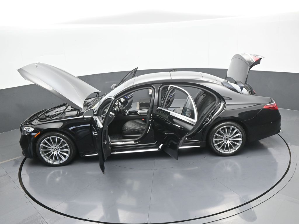Used 2021 Obsidian Black/designo Diamon White Mercedes-Benz S 580 image 76