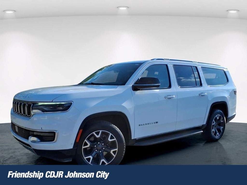 Bright White Clearcoat 2023 Jeep Wagoneer L SUV / Crossover Four-Wheel Drive 8-Speed Automatic