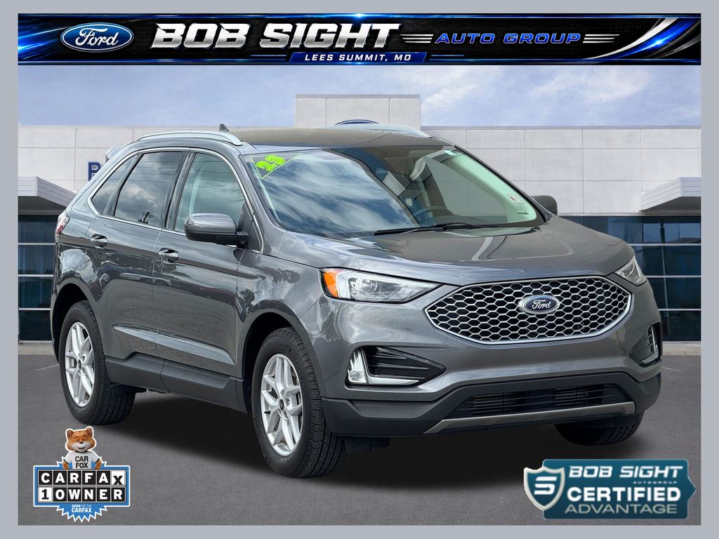 Carbonized Gray Metallic 2023 Ford Edge SUV / Crossover All-Wheel Drive 8-Speed Automatic