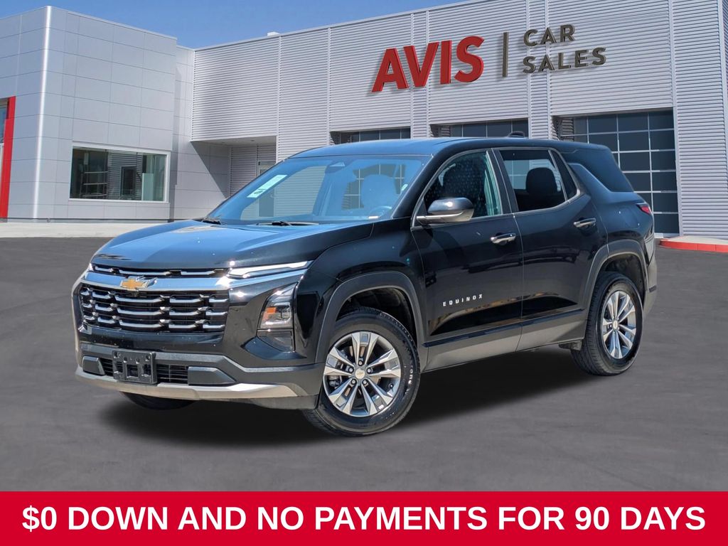 Black Metallic 2025 Chevrolet Equinox SUV / Crossover Front-Wheel Drive Continuously Variable Transmission